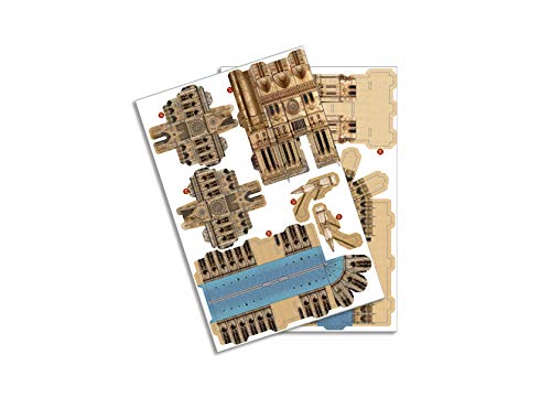 Revell 3D Puzzle- Catedral de Notre Dame, el corazón de París Descubre el Mundo en 3D, diversión para jóvenes y Mayores, Color Coloreado (121)