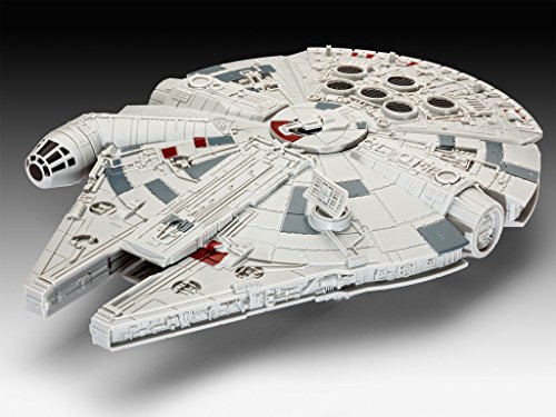 Revell Build & Play 06778 Millennium Falcon, 1:164 Star Wars Modellbausatz für Einsteiger zum Stecken und Spielen, Mehrfarbig