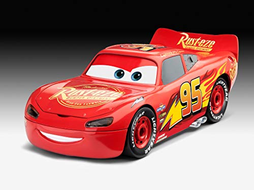 Revell- Lightning Mcqueen (Light&Sound) The Movie Cars 3 Juego de Construction de Coche, 4+ Años, Multicolor, 1:20 Escala (00860)