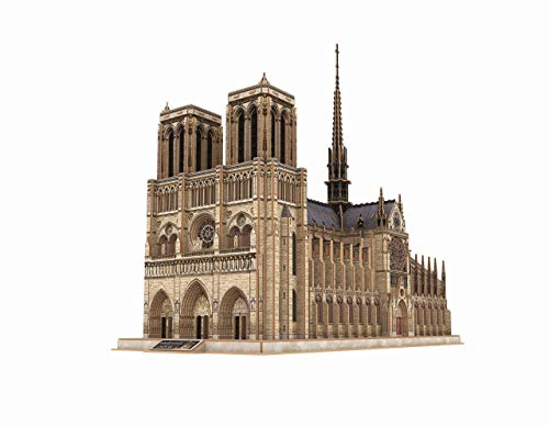 Revell- Notre Dame de Paris, Masterpiece, 293 Parts 3D Puzzle, Multicolor (0193)