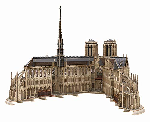 Revell- Notre Dame de Paris, Masterpiece, 293 Parts 3D Puzzle, Multicolor (0193)