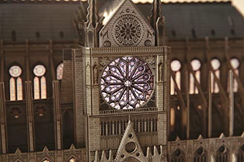 Revell- Notre Dame de Paris, Masterpiece, 293 Parts 3D Puzzle, Multicolor (0193)