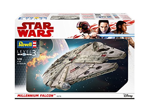 Revell Solo Maqueta Star Wars Millennium Falcon Con Kit Modelo, multicolor, 1:72 Scale (6718)