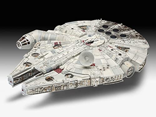 Revell Solo Maqueta Star Wars Millennium Falcon Con Kit Modelo, multicolor, 1:72 Scale (6718)