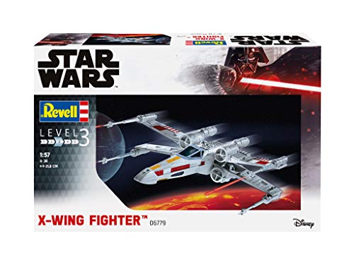 Revell- Star Wars X-Wing Fighter Kit Modello, Color Plateado (06779)