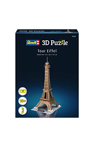 Revell- Torre Eiffel, Altura 47cm 3D Puzzle, Multicolor (00200)