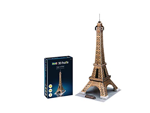 Revell- Torre Eiffel, Altura 47cm 3D Puzzle, Multicolor (00200)