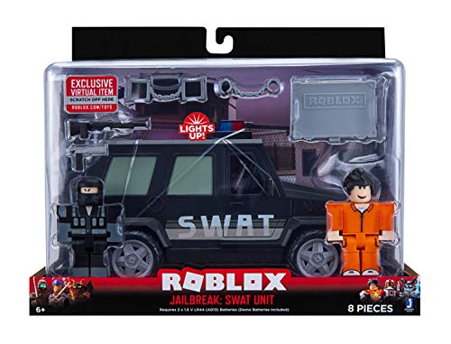 Roblox Colección Acción-Jailbreak: Unidad SWAT Vehículo [Incluye Artículo Virtual Exclusivo]