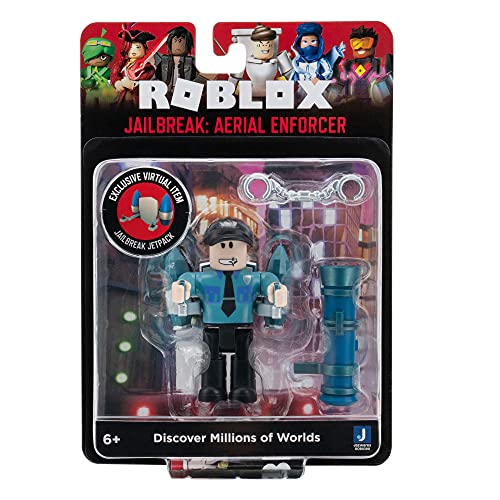 Roblox Figura Central Jailbreak: Enforcer aéreo, Multicolor (JAZWARES ROB0390)