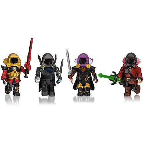 Roblox ROB0306 Dominus Dudes Paquete de Cuatro Figuras [Incluye artículo Virtual Exclusivo]