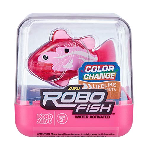 ROBO ALIVE- Robo Fish, Color Rosa (Zuru 7125H)