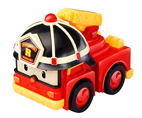 Robocar Poli Coches de Juguete de fricción-Pack 3 héroes Poli, Roy y Amber fieles a la Serie, Desde 3 años, Multicolor (Silverlit 54281)