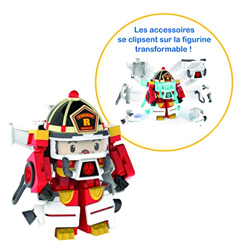 Robocar Poli – Figura transformable Roy Astronaute – Robot o Coche – 10 cm – Juguete materno