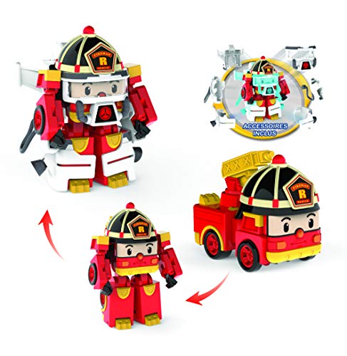 Robocar Poli – Figura transformable Roy Astronaute – Robot o Coche – 10 cm – Juguete materno