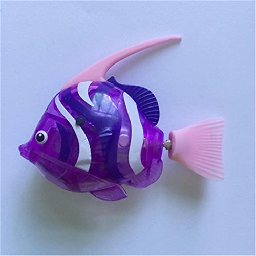 Robot Fish - 4 Pcs Juguete De Pez Robot De Natación Para Niños Robofish Electric Fish Natación Robot, Juguetes De Baño De Bebé Pez De Juguete Electronico, Pez Payaso Electronico (Color aleatorio)