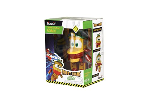 Robot Trains – Figura transformable – Se transforma en Tren o en Robot – Modelo Aleatorio Duck/Selly – 12 cm – Juguete Maternal