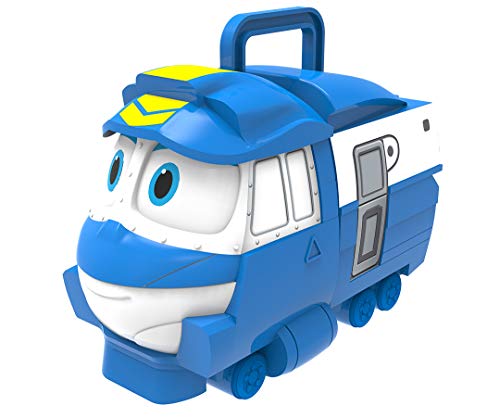 Robot Trains – Locomotora de almacenamiento mini vehículos – Puede contener 10 minivehículos – 29 cm – Juguete materno