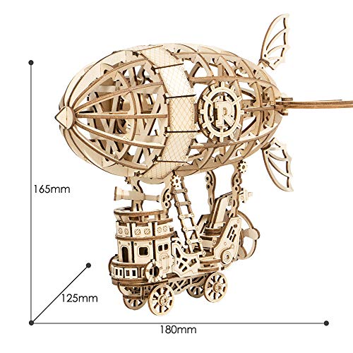 Robotime 3D Jigsaw Puzzles Adultos Navidad Juguetes de cumpleaños Regalos para niños (Airship)