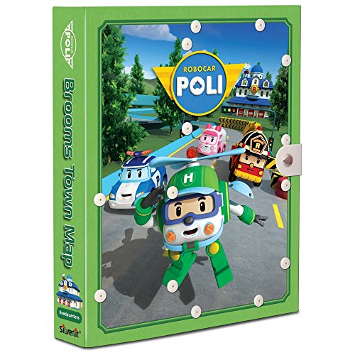 Rocco Juguetes 83280 – Robocar Poli Broom Town Map , color/modelo surtido