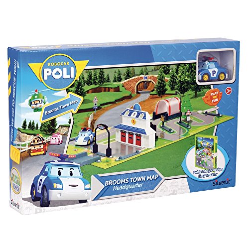 Rocco Juguetes 83280 – Robocar Poli Broom Town Map , color/modelo surtido