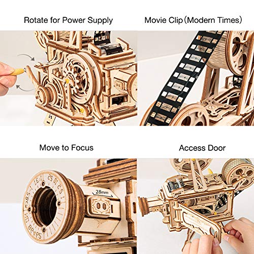 ROKR Vitascope Wooden Puzzle | Puzzle 3D Madera | Maquetas para Montar Adultos