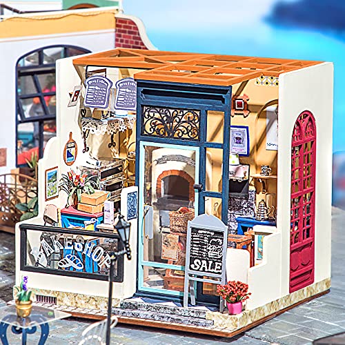 Rolife DIY Casas de Muñecas Miniaturas Madera para Montar Miniature House Maquetas para Construir Adultos Niñas y Niños 14 Años de Edad hasta, Nancy's Bake Shop