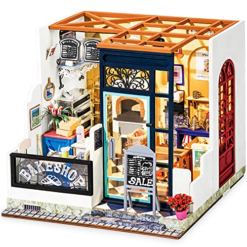 Rolife DIY Casas de Muñecas Miniaturas Madera para Montar Miniature House Maquetas para Construir Adultos Niñas y Niños 14 Años de Edad hasta, Nancy's Bake Shop