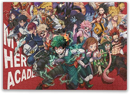 Rompecabezas Puzzles My Hero Academia 500 Piece Large Jigsaw Puzzle for Adults and Teens - 15 X 20.5 Inch (38 X 52 cm)