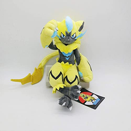 RONGZUN 32cm Anime zeraora Peluche Juguete eléctrico Gato Bestia Sistema Juguete Dulce Suave Tela muñeca para un Amigo