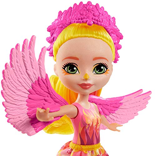 Royal Enchantimals Muñeca Fénix con fénix mascota de juguete (Mattel GYJ04)