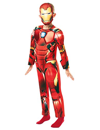 Rubies 640830M Marvel Vengadores Iron Man Deluxe Disfraz infantil, Niños, 5/6 años