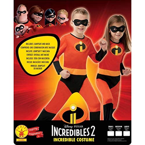 Rubies 641004-L Los IncreÍbles - Disfraz de Dash para niños, Talla L (7-8 años)