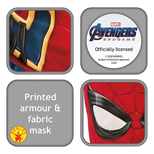 Rubie's Disfraz Avengers Official Iron Spider, Spiderman Classic, Talla L, 8-10 anos, altura 147 cm (700659_L)