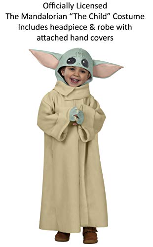 Rubies - Disfraz oficial para bebé Yoda, niño ST-702202S, beige, S