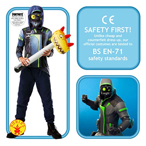 Rubies Official Fortnite Archetype Costume Kit-Top & Mask Disfraz, Multicolor, talla única (300537NS)