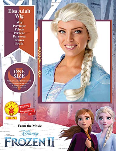 Rubies - Peluca oficial de Disney Frozen 2, Elsa, accesorio para disfraz, talla única