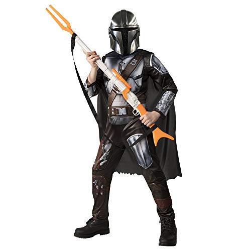 Rubies-Rubie'S Official Disney Star Wars The Mandalorian Disfraz niños, Color como se Muestra, L (10-12 A / 137-149 cm) (300929-L)