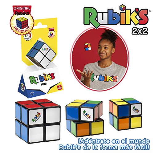 Rubik's Rubik´s 2x2 El Cubo Auténtico, Multicolor, 15.2 x 4.3 x 2.3 (Goliath 72103)