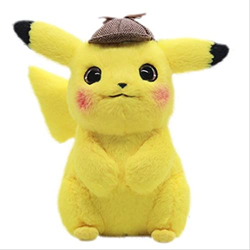 Ruiodr Detective Pikachu Juguetes De Peluche Juguetes De Peluche Pokémon Pikachu Muñecas De Anime Regalos De Cumpleaños De Navidad para Niños Detective Pikachu