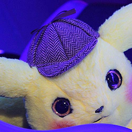 Ruiodr Detective Pikachu Juguetes De Peluche Juguetes De Peluche Pokémon Pikachu Muñecas De Anime Regalos De Cumpleaños De Navidad para Niños Detective Pikachu