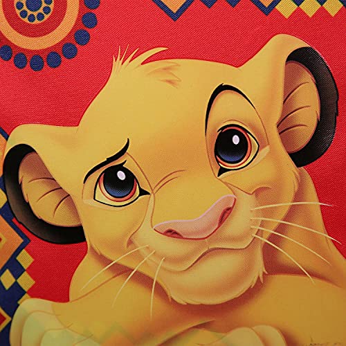 Sac à dos à roulettes maternelle 31 cm Disney Le Roi Lion Rouge Bagtrotter