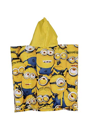 Safari-820-750-PONCHO Minions 55X110, Estampado, Multicolor (60081)