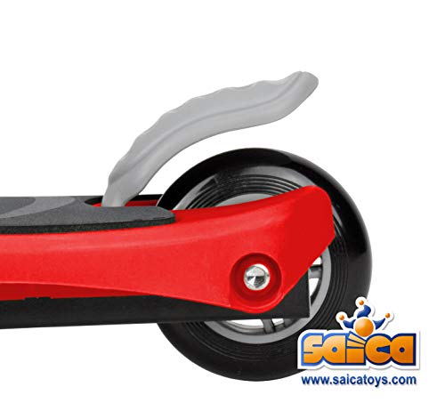 Saica Patinete 3 Ruedas Ryder Neo Led Rojo, Color, Mediano (1)