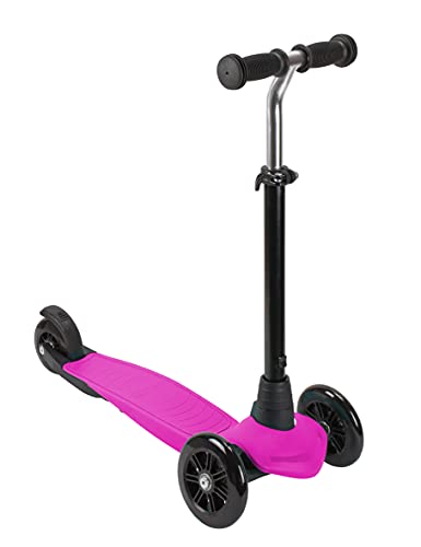 Saica Patinete - Scooter 3 Ruedas Plegable (Fucsia)