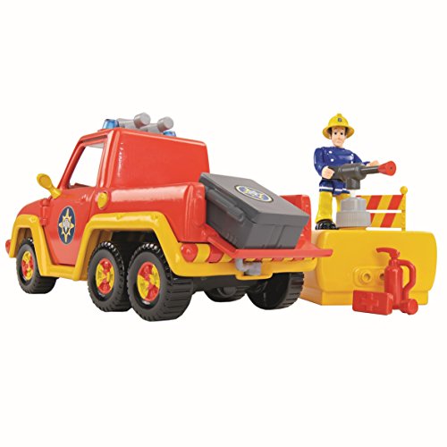 Sam el bombero- Vehículo con Figura, Color Rojo (Simba 9257656)