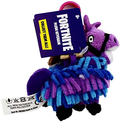 Sambro PMI-3563 4050-04943 Fortnite Lama Loot Pinata - Llavero con clip, 8 cm, 8,5 cm