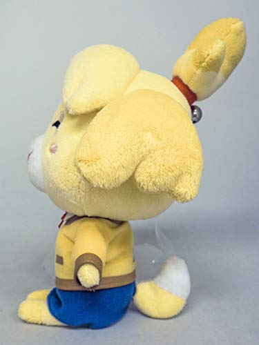 Sanei Boeki Animal Crossing All Star Collection Shizue Isabelle Canela (Sonrisa) (S) Plush Peluche 20.5cm