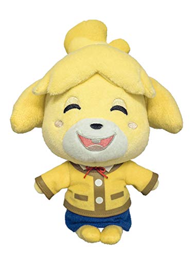 Sanei Boeki Animal Crossing All Star Collection Shizue Isabelle Canela (Sonrisa) (S) Plush Peluche 20.5cm