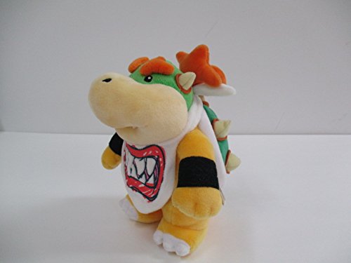 Sanei Super Mario All Star Collection 8" Bowser Jr. Plush, Small