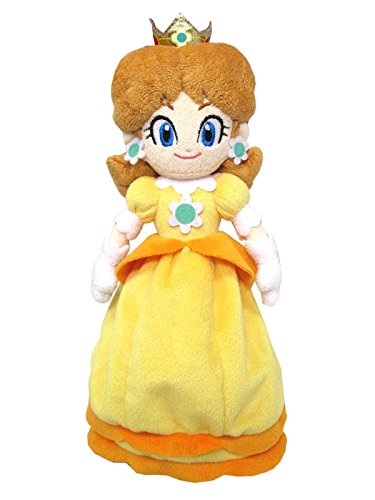 Sanei Super Mario All Star Collection 9.5" Daisy Plush, Small